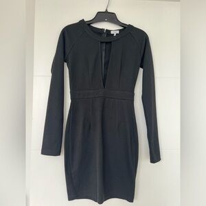 Black long sleeve dress